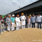ਵਿਧਾਇਕ ਸੰਗੋਵਾਲ ਅਤੇ ਚੇਅਰਮੈਨ ਗਿੱਲ ਵੱਲੋਂ ਬਹਾਦਰਕੇ ਅਨਾਜ ਮੰਡੀ ਦਾ ਦੌਰਾ